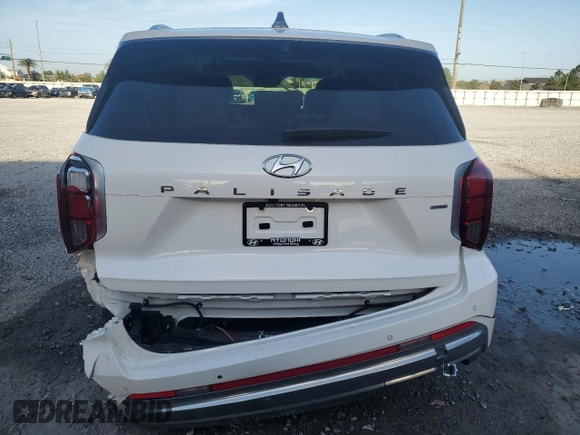 2024 Hyundai Palisade Calligraphy z VIN KM8R7DGE6RU715328, wystawiony jako Copart lot #51831285 z przebiegiem 18 721 mil mil oraz Nie do naprawy • Non repairable. Historia ofert i sprzedaży dostępna na DreamBid. Obrazek 6.