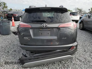 2017 Toyota RAV4 XLE with VIN JTMWFREV7HD105088, listed as a Copart auction lot 53138545 with 88,964 mi miles and Salvage Title. Bid and sale history available at DreamBid. Image 6.