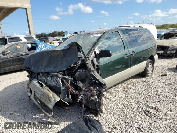 2000 Toyota Sienna LE z VIN 4T3ZF13CXYU287503, wystawiony jako Copart lot #43746115 z przebiegiem Nie podano mil oraz Szkoda całkowita • Salvage title. Historia ofert i sprzedaży dostępna na DreamBid. Obrazek 1.