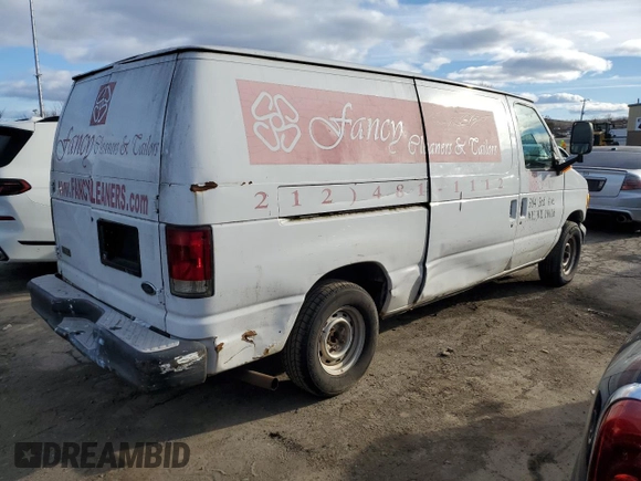 2003 Ford Econoline Cargo with VIN 1FTRE14213HB99687, listed as a Copart auction lot 83404804 with 83,621 mi miles and Clean Title. Bid and sale history available at carsss.com. Image 3.