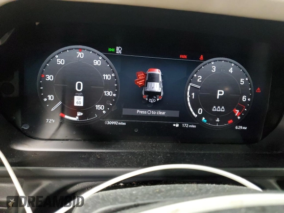 2023 Land Rover Defender SE with VIN SALEP7EU4P2166759, listed as a Copart auction lot 84407784 with 30,992 mi miles and Salvage title. Bid and sale history available at DreamBid. Image 9.