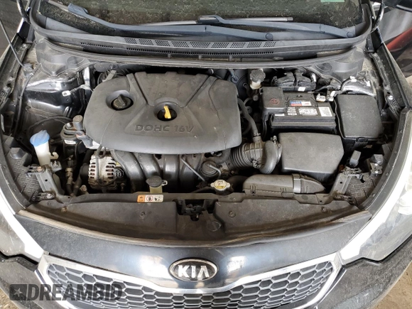 2015 Kia Forte LX with VIN KNAFK4A63F5437112, listed as a Copart auction lot 53276005 with 0 mi miles and Salvage Title. Bid and sale history available at carsss.com. Image 11.