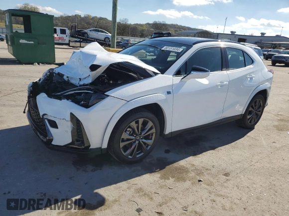 2024 Lexus UX 250h F Sport z VIN JTHB6JBH1R2189547, wystawiony jako Copart lot #80151034 z przebiegiem 7 837 mil mil oraz Nie do naprawy • Non repairable. Historia ofert i sprzedaży dostępna na DreamBid. Obrazek 1.