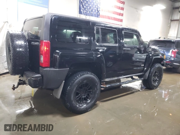 2007 Hummer H3 SUV with VIN 5GTDN13E578119621, listed as a Copart auction lot 41521255 with 142,776 mi miles and Salvage Title. Bid and sale history available at DreamBid. Image 3.