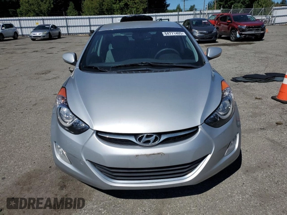 2013 Hyundai Elantra GLS with VIN 5NPDH4AE2DH170591, listed as a Copart auction lot 64771405 with 99,651 mi miles and Salvage title. Bid and sale history available at DreamBid. Image 5.