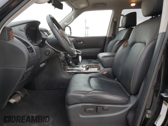 2018 Nissan Armada Platinum with VIN JN8AY2NEXJ9733932, listed as a Copart auction lot 68540944 with 60,030 mi miles and Salvage Title. Bid and sale history available at carsss.com. Image 7.