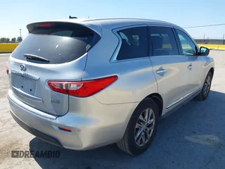 2013 Infiniti JX35 z VIN 5N1AL0MM3DC333754, wystawiony jako IAAI lot #42488277 z przebiegiem 204 553 mil mil oraz . Historia ofert i sprzedaży dostępna na DreamBid. Obrazek 4.