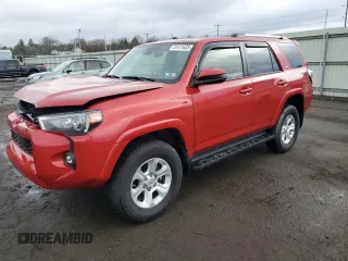 2022 Toyota 4Runner SR5 with VIN JTEMU5JR4N6019845, listed as a Copart auction lot 51411635 with 43,311 mi miles and Salvage title. Bid and sale history available at DreamBid. Image 1.