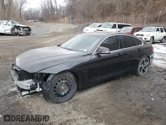 2019 BMW 4 Series 440i xDrive with VIN WBA4J7C50KBM76008, listed as a Copart auction lot 88407425 with 83,491 mi miles and Salvage Title. Bid and sale history available at carsss.com. Image 1.