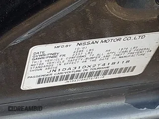 2002 Nissan Maxima GXE z VIN JN1DA31DX2T418118, wystawiony jako IAAI lot #42344516 z przebiegiem 285 061 mil mil oraz . Historia ofert i sprzedaży dostępna na DreamBid. Obrazek 9.