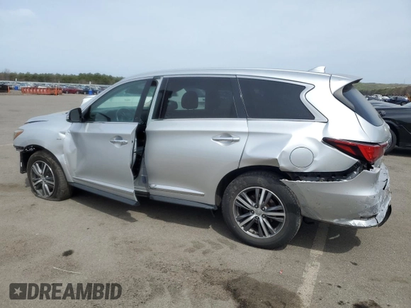2020 Infiniti QX60 Signature Edition with VIN 5N1DL0MM8LC527577, listed as a Copart auction lot 53830435 with 80,090 mi miles and Salvage title. Bid and sale history available at DreamBid. Image 2.