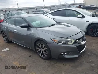 2017 Nissan Maxima Platinum with VIN 1N4AA6AP8HC430519, listed as a IAAI auction lot 41517121 with 57,154 mi miles and . Bid and sale history available at DreamBid. Image 1.