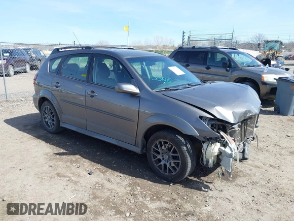 2007 Pontiac Vibe with VIN 5Y2SL65817Z430269, listed as a IAAI auction lot 39173613 with 0 mi miles. Bid and sale history available at carsss.com. Image 1.