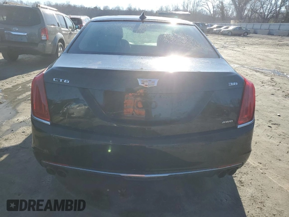 2016 Cadillac CT6 AWD with VIN 1G6KB5RS5GU167206, listed as a Copart auction lot 86064454 with 125,947 mi miles and Salvage title. Bid and sale history available at DreamBid. Image 6.