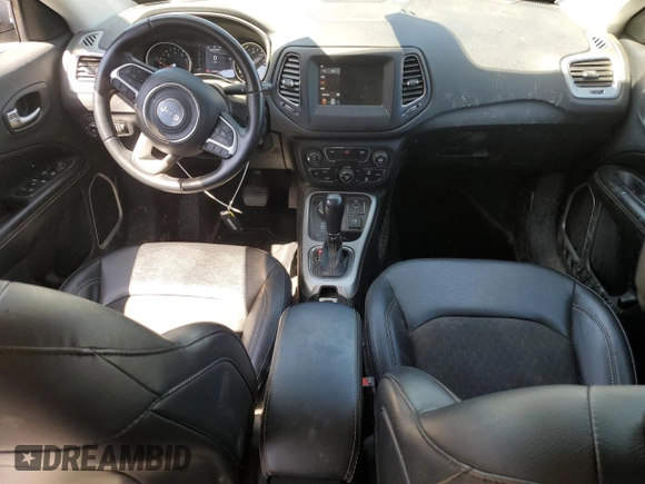 2019 Jeep Compass Latitude with VIN 3C4NJDBB1KT703251, listed as a Copart auction lot 52760895 with 73,026 mi miles and Salvage Title. Bid and sale history available at DreamBid. Image 8.