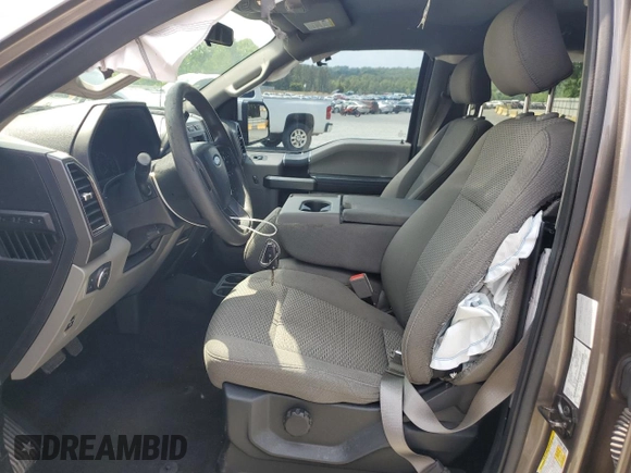 2018 Ford F-150 XL with VIN 1FTEW1EP1JFD62482, listed as a Copart auction lot 56378635 with 56,017 mi miles and Salvage title. Bid and sale history available at DreamBid. Image 7.