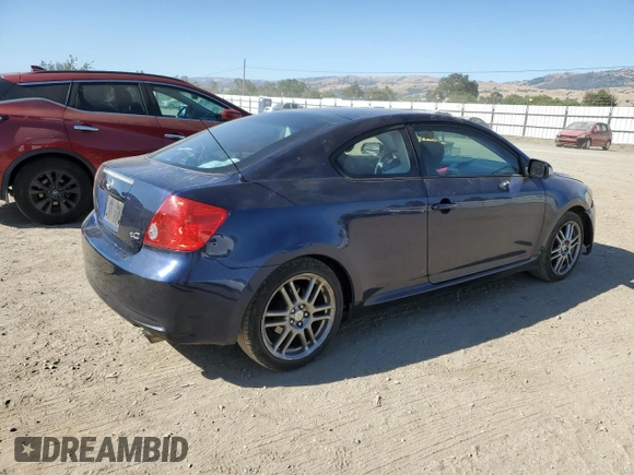 2007 Scion tC Spec with VIN JTKDE177770197361, listed as a Copart auction lot 58357585 with 224,667 mi miles and Salvage title. Bid and sale history available at DreamBid. Image 3.
