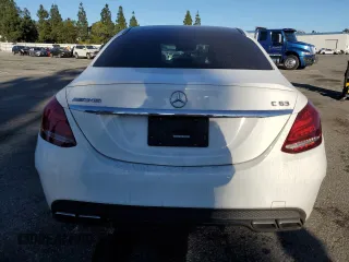 2017 Mercedes-Benz C 63 AMG with VIN 55SWF8GB0HU194099, listed as a Copart auction lot 84697274 with 79,948 mi miles and Salvage title. Bid and sale history available at DreamBid. Image 6.