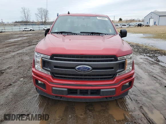 2020 Ford F-150 XL with VIN 1FTEW1EP4LKF53209, listed as a Copart auction lot 47538845 with 50,041 mi miles and Salvage Title. Bid and sale history available at DreamBid. Image 5.