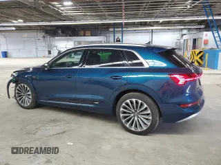 2019 Audi e-tron Prestige with VIN WA1VABGE2KB010143, listed as a Copart auction lot 52039045 with 62,991 mi miles and Salvage Title. Bid and sale history available at DreamBid. Image 2.