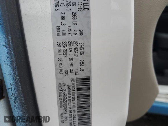 2017 Dodge Grand Caravan SE Plus z VIN 2C4RDGBG5HR646618, wystawiony jako Copart lot #73948564 z przebiegiem 176 304 mil mil oraz Czysty tytuł • Clean title. Historia ofert i sprzedaży dostępna na DreamBid. Obrazek 13.