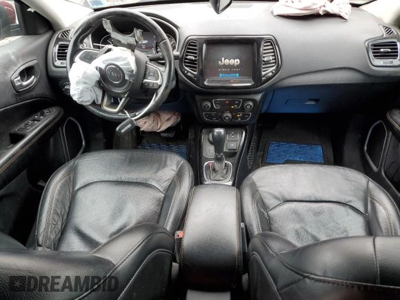 2021 Jeep Compass Limited with VIN 3C4NJDCB4MT565349, listed as a Copart auction lot 52520465 with 79,656 mi miles and Salvage title. Bid and sale history available at DreamBid. Image 8.