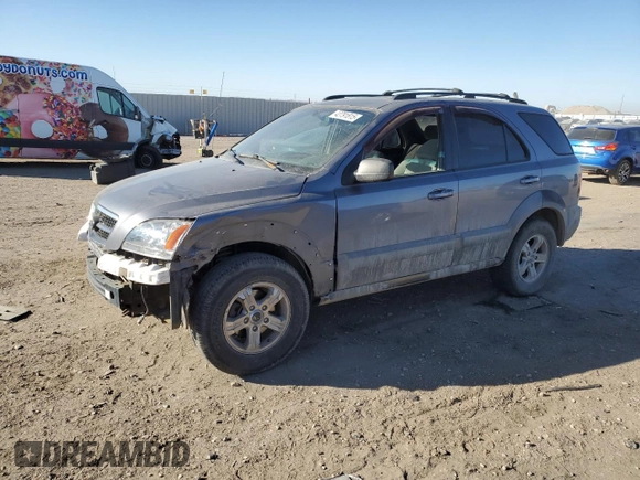 2004 Kia Sorento LX with VIN KNDJC733445332008, listed as a Copart auction lot 42791815 with 167,706 mi miles and Clean Title. Bid and sale history available at carsss.com. Image 1.