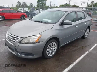 2014 Nissan Sentra S with VIN 3N1AB7AP2EL607775, listed as a IAAI auction lot 42127174 with 163,464 mi miles and . Bid and sale history available at DreamBid. Image 2.