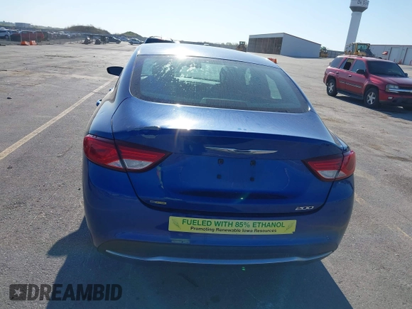 2015 Chrysler 200 Limited with VIN 1C3CCCAB8FN697293, listed as a IAAI auction lot 42198434 with 129,912 mi miles and . Bid and sale history available at DreamBid. Image 6.