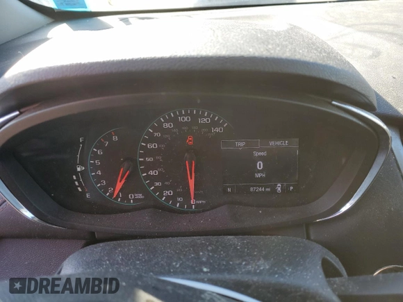 2018 Chevrolet Trax LT with VIN KL7CJPSB6JB714798, listed as a Copart auction lot 47261915 with 87,244 mi miles and Salvage Title. Bid and sale history available at DreamBid. Image 9.