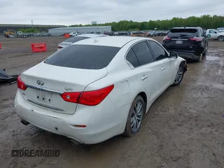 2017 Infiniti Q50 Premium with VIN JN1EV7AR4HM837046, listed as a IAAI auction lot 42213562 with 111,244 mi miles and . Bid and sale history available at DreamBid. Image 4.