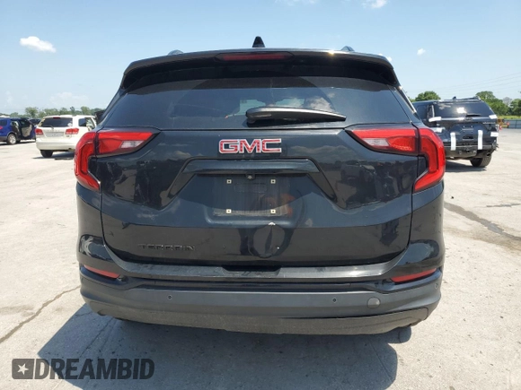 2020 GMC Terrain SLE with VIN 3GKALMEV9LL296364, listed as a Copart auction lot 61935365 with 146,551 mi miles and Salvage title. Bid and sale history available at DreamBid. Image 6.
