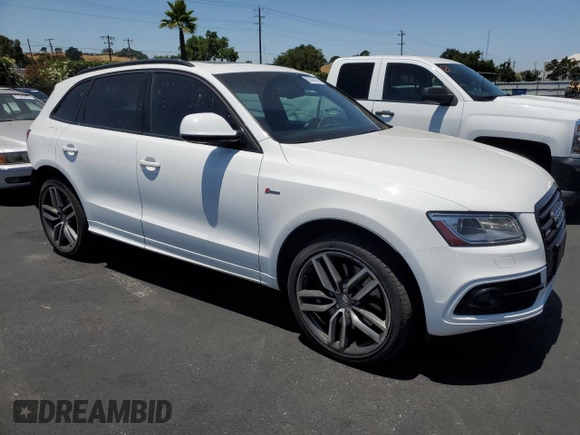 2015 Audi SQ5 Premium Plus with VIN WA1CGAFP2FA090090, listed as a Copart auction lot 62202475 with 148,684 mi miles and Salvage title. Bid and sale history available at DreamBid. Image 4.