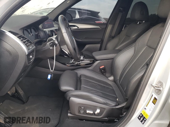 2021 BMW X3 xDrive30i with VIN 5UXTY5C0XM9H30211, listed as a Copart auction lot 41452455 with 42,884 mi miles and Non Repairable. Bid and sale history available at DreamBid. Image 7.