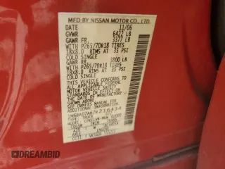 2007 Nissan Titan XE z VIN 1N6BA07A67N216434, wystawiony jako Copart lot #47996475 z przebiegiem 121 315 mil mil oraz Czysty tytuł • Clean title. Historia ofert i sprzedaży dostępna na DreamBid. Obrazek 12.