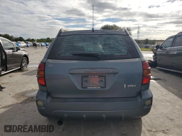 2006 Pontiac Vibe with VIN 5Y2SL65846Z412475, listed as a Copart auction lot 74469404 with 173,228 mi miles and Salvage Title. Bid and sale history available at carsss.com. Image 6.