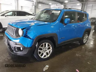 2015 Jeep Renegade Latitude with VIN ZACCJBBT5FPB97103, listed as a Copart auction lot 45732055 with 158,530 mi miles and Salvage Title. Bid and sale history available at carsss.com. Image 1.