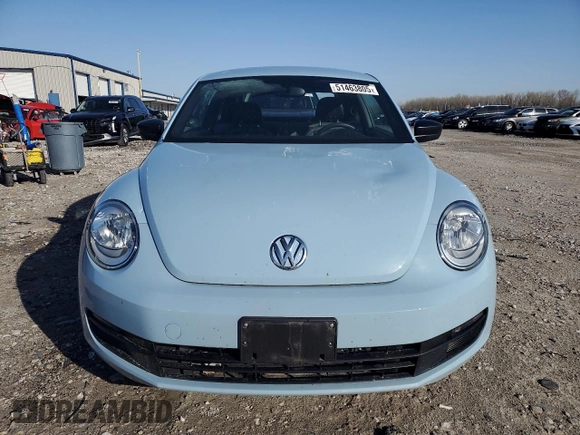 2015 Volkswagen Beetle Fleet Edition with VIN 3VWF17AT8FM607274, listed as a Copart auction lot 51463805 with 78,448 mi miles and Salvage Title. Bid and sale history available at DreamBid. Image 5.