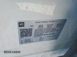 2021 Chevrolet Traverse LT Cloth with VIN 1GNERGKW3MJ207382, listed as a Copart auction lot 88462465 with 56,762 mi miles and Non Repairable. Bid and sale history available at carsss.com. Image 13.