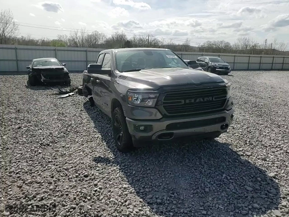2021 Ram 1500 Big Horn with VIN 1C6SRFBTXMN813905, listed as a Copart auction lot 49652485 with 35,175 mi miles and Salvage Title. Bid and sale history available at carsss.com. Image 10.