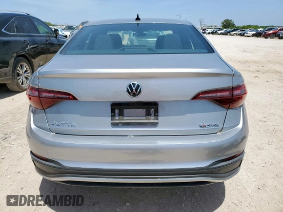 2024 Volkswagen Jetta Sport with VIN 3VWBM7BU8RM020963, listed as a Copart auction lot 64787685 with 3,544 mi miles and Salvage title. Bid and sale history available at DreamBid. Image 6.