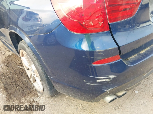 2011 BMW X3 35i with VIN 5UXWX7C5XBL732559, listed as a IAAI auction lot 41924705 with 164,290 mi miles and . Bid and sale history available at DreamBid. Image 13.