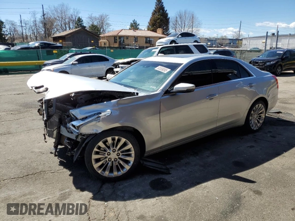 2016 Cadillac CTS Luxury Collection AWD with VIN 1G6AX5SX0G0114276, listed as a Copart auction lot 50558095 with 79,762 mi miles and Salvage Title. Bid and sale history available at DreamBid. Image 1.