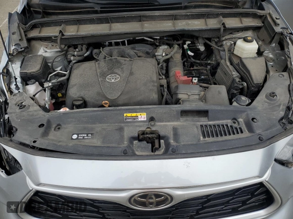 2020 Toyota Highlander L with VIN 5TDCZRAH2LS507172, listed as a Copart auction lot 51814455 with 46,827 mi miles and Salvage title. Bid and sale history available at DreamBid. Image 12.