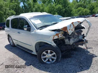 2007 Infiniti QX56 with VIN 5N3AA08C87N804711, listed as a IAAI auction lot 39319532 with 1 mi miles. Bid and sale history available at carsss.com. Image 1.