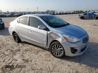 2019 Mitsubishi Mirage ES with VIN ML32F3FJ7KHF01423, listed as a Copart auction lot 61208045 with 120,893 mi miles and Salvage title. Bid and sale history available at DreamBid. Image 4.