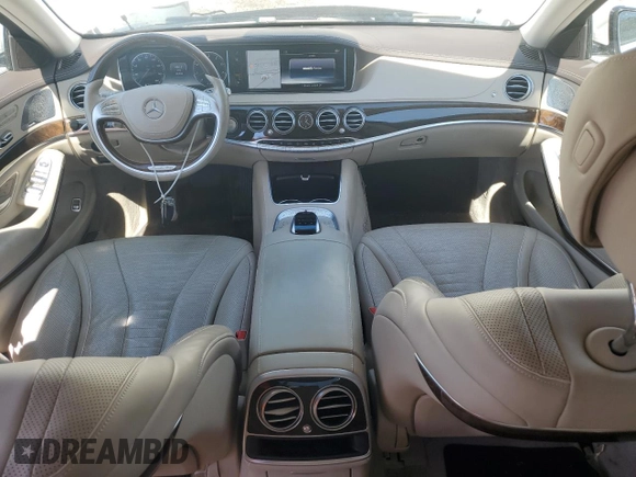 2017 Mercedes-Benz S 550 with VIN WDDUG8CB3HA310907, listed as a Copart auction lot 49771715 with 90,334 mi miles and Salvage Title. Bid and sale history available at DreamBid. Image 8.
