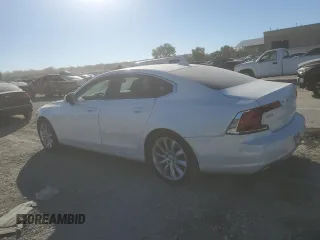 2017 Volvo S90 Momentum with VIN YV1A22MK5H1005636, listed as a Copart auction lot 75541594 with 100,405 mi miles and Salvage Title. Bid and sale history available at DreamBid. Image 2.