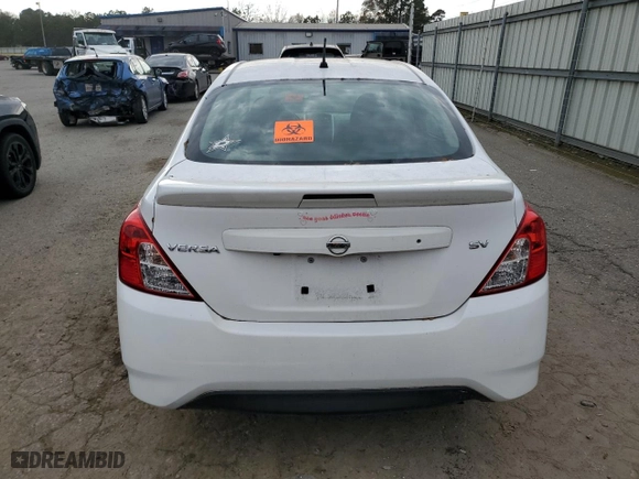 2019 Nissan Versa Sedan SV with VIN 3N1CN7AP1KL842244, listed as a Copart auction lot 86315324 with 77,029 mi miles and Salvage Title. Bid and sale history available at carsss.com. Image 6.