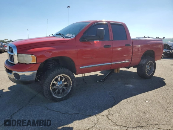 2004 Dodge Ram 2500 SLT with VIN 3D7KU28C24G172965, listed as a Copart auction lot 73827294 with 342,661 mi miles and Salvage Title. Bid and sale history available at carsss.com. Image 1.